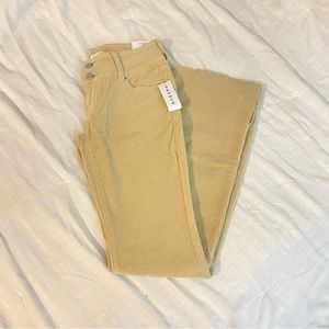 Low Rise Boot khaki jeans